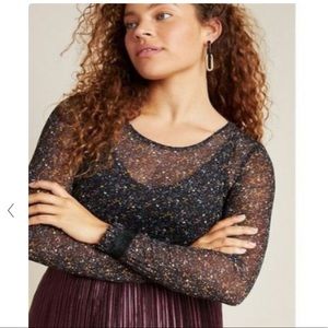 ANTHRO Franny Sheer Top | Numph